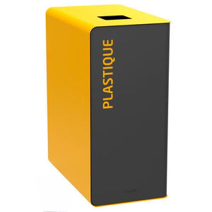 portarifiuti in acciaio con rivestimento a polvere