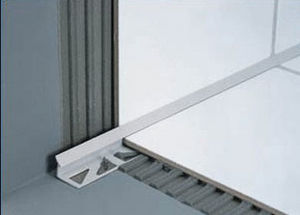 profilo di finitura in PVC / per piastrelle / per angolo interno
