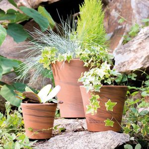 vaso da giardino in terracotta