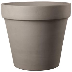 vaso da giardino in terracotta / tondo / conico