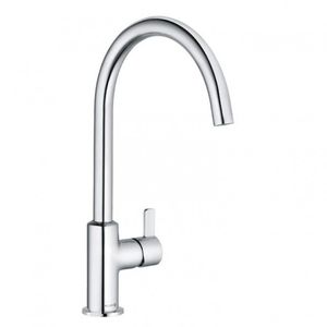 miscelatore in ceramica / da cucina / 1 foro / per acqua calda