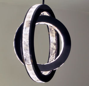 lampadario moderno / in cristallo / contract