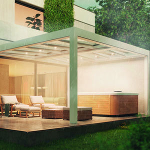 pergola addossata