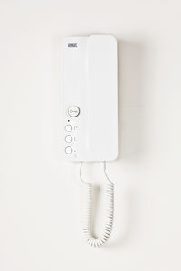 citofono audio bianco