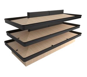 scaffalatura per negozio / per frutta e verdura / standard / in legno