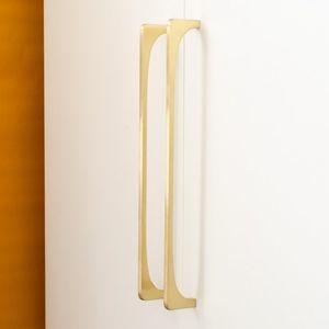 maniglia per mobile in ottone spazzolato