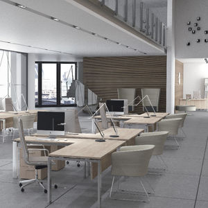 scrivania per open space