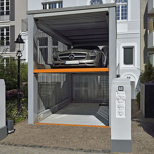 sistema di parcheggio con piattaforma