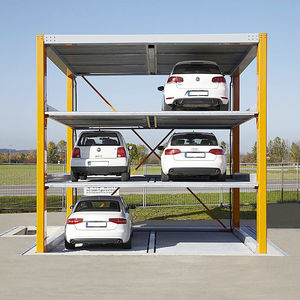 sistema di parcheggio con piattaforma