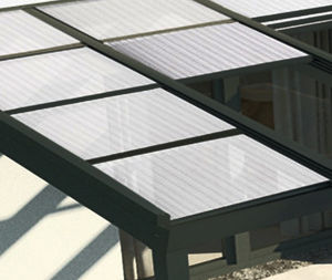 pergola addossata