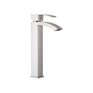 miscelatore per lavabo / in metallo cromato / da bagno / 1 foro