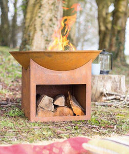 braciere da giardino a legna
