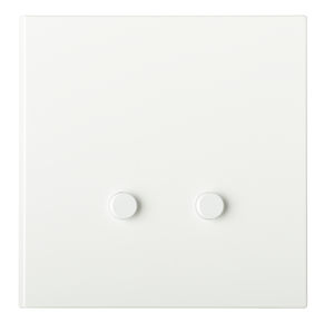 interruttore a pulsante / ad incasso / doppio / in ottone