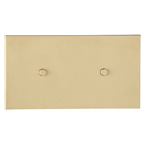 interruttore a pulsante / ad incasso / doppio / in ottone