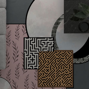 tappeto moderno / a motivi / in poliammide / tufted