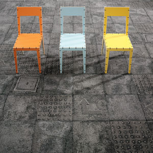 moquette a quadrotte / tufted / bouclé / in nylon
