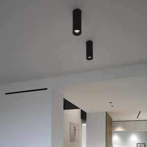 downlight sporgente / LED / tondo / in alluminio