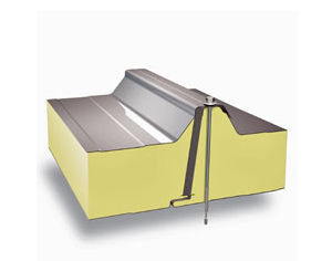 pannello sandwich per tetto / rivestimento in metallo / anima in poliisocianurato PIR