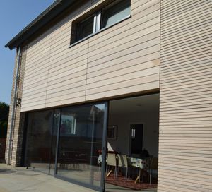 rivestimento di facciata a doghe