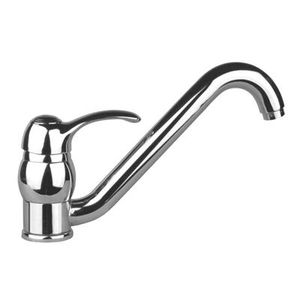 miscelatore in metallo cromato / da cucina / 1 foro