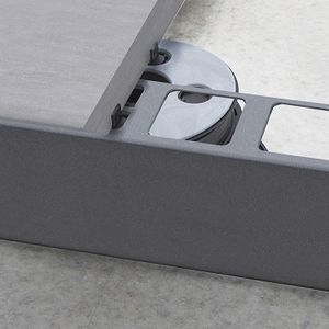 profilo di finitura in alluminio