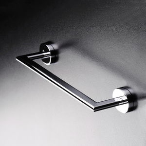 portasalviette a 1 barra / da parete / in ottone