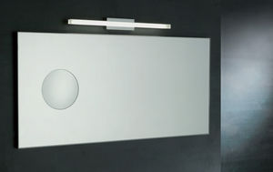 specchio da bagno a muro / luminoso a LED / ingranditore / moderno