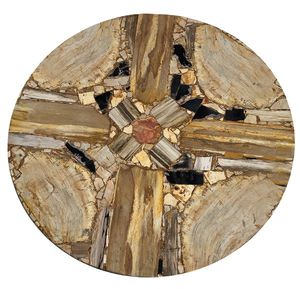 piano per tavolo in legno fossilizzato