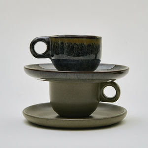 tazzina di caffè in maiolica