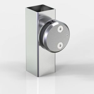 morsetto per vetro in acciaio inox