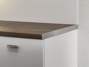 profilo di finitura in alluminio anodizzato