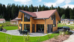 rivestimento di facciata a doghe