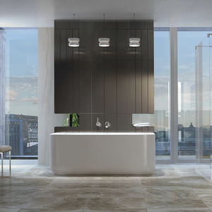 vasca da bagno da appoggio