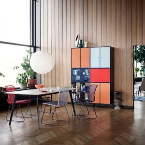 contenitori portaoggetti in MDF laccato