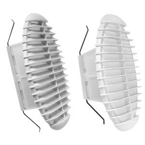 griglia di ventilazione in plastica / rotonda