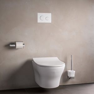 WC da appoggio / sospeso / in ceramica / con sciacquone ad incastro