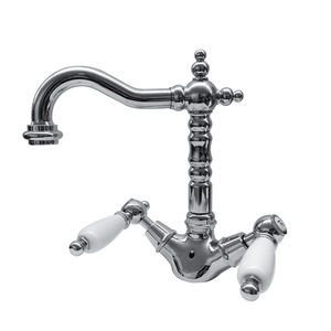 miscelatore doppio comando per lavabo / da appoggio / in ottone / da bagno