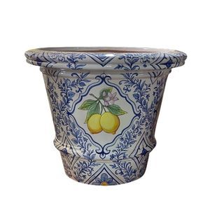 vaso da giardino in metallo