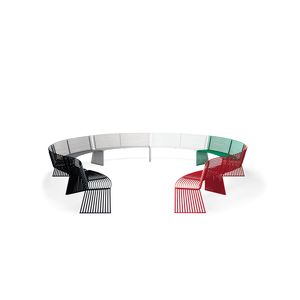 panca per spazi pubblici design industriale