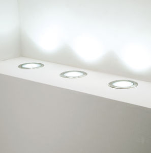 luce da incasso a pavimento / LED / tonda / da esterno