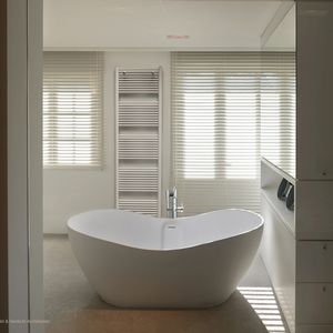 scaldasalviette ad acqua calda / in acciaio / in acciaio inox / cromato