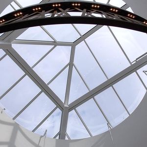 copertura vetrata fissa