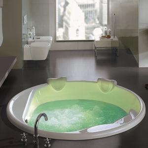 vasca da bagno tonda / in acrilico / doppia