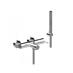 miscelatore da doccia / da parete / in metallo cromato / da bagno