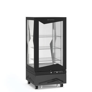 vetrina refrigerata ad armadio / illuminata / su rotelle / per negozio