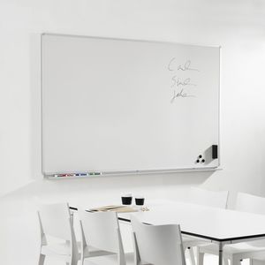 tabellone bianco / da parete / in alluminio