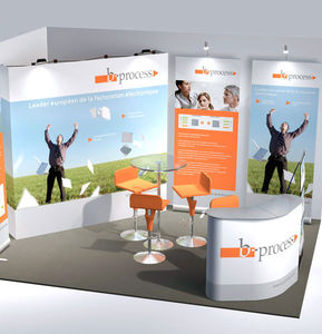 stand con sistema pop up