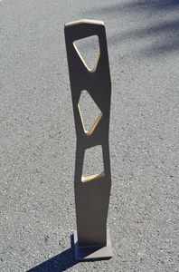 colonna antiparcheggio / di protezione / in acciaio COR-TEN® / in acciaio galvanizzato