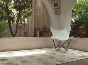 tappeto moderno / patchwork / in pelle / rettangolare