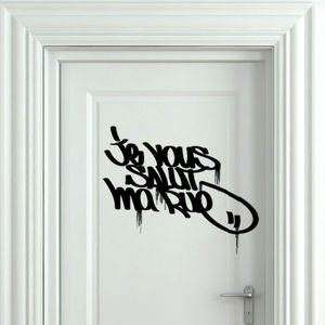 adesivo da parete graffiti